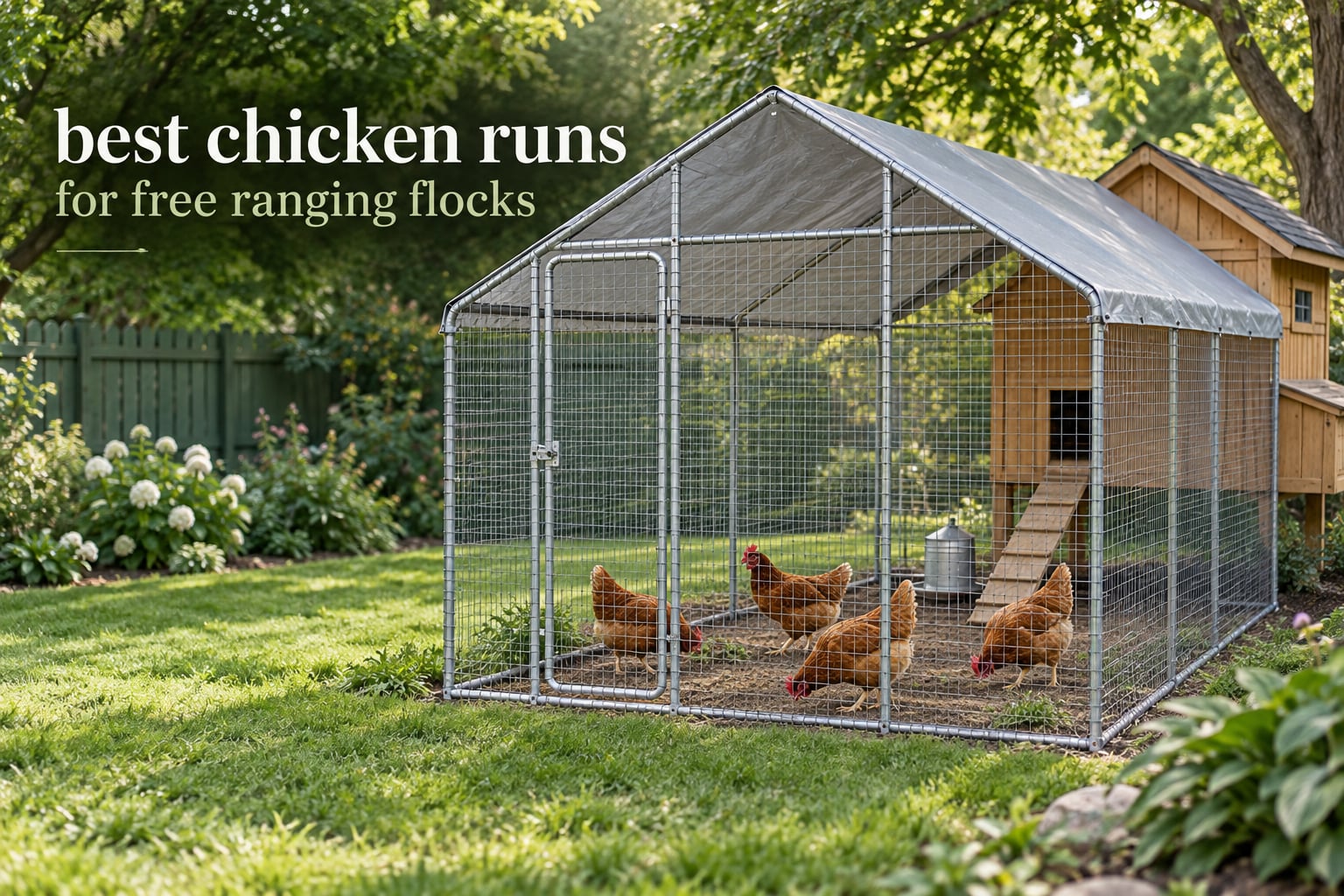 best chicken runs for free ranging flocks