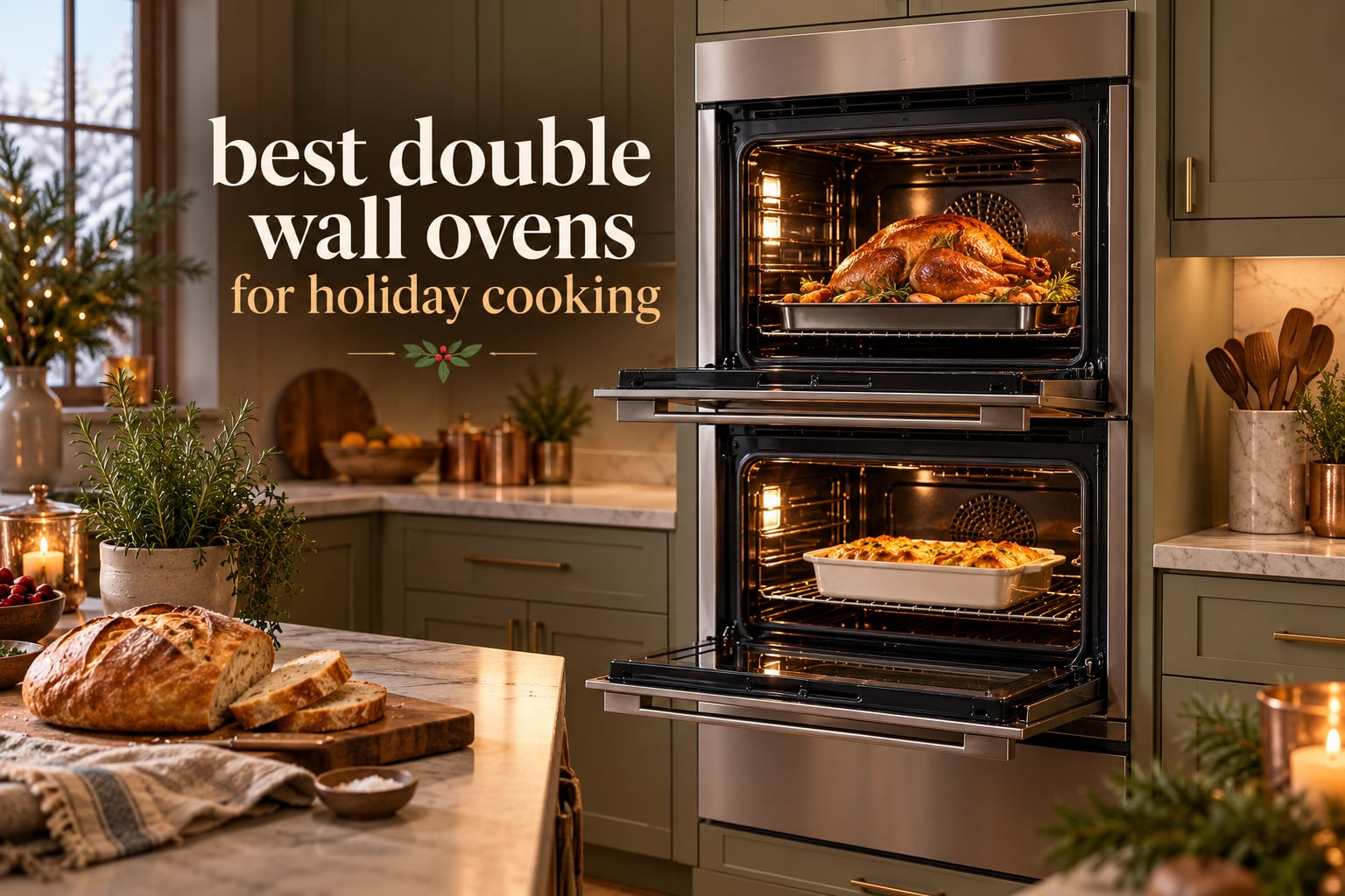 best double wall ovens for holiday cooking