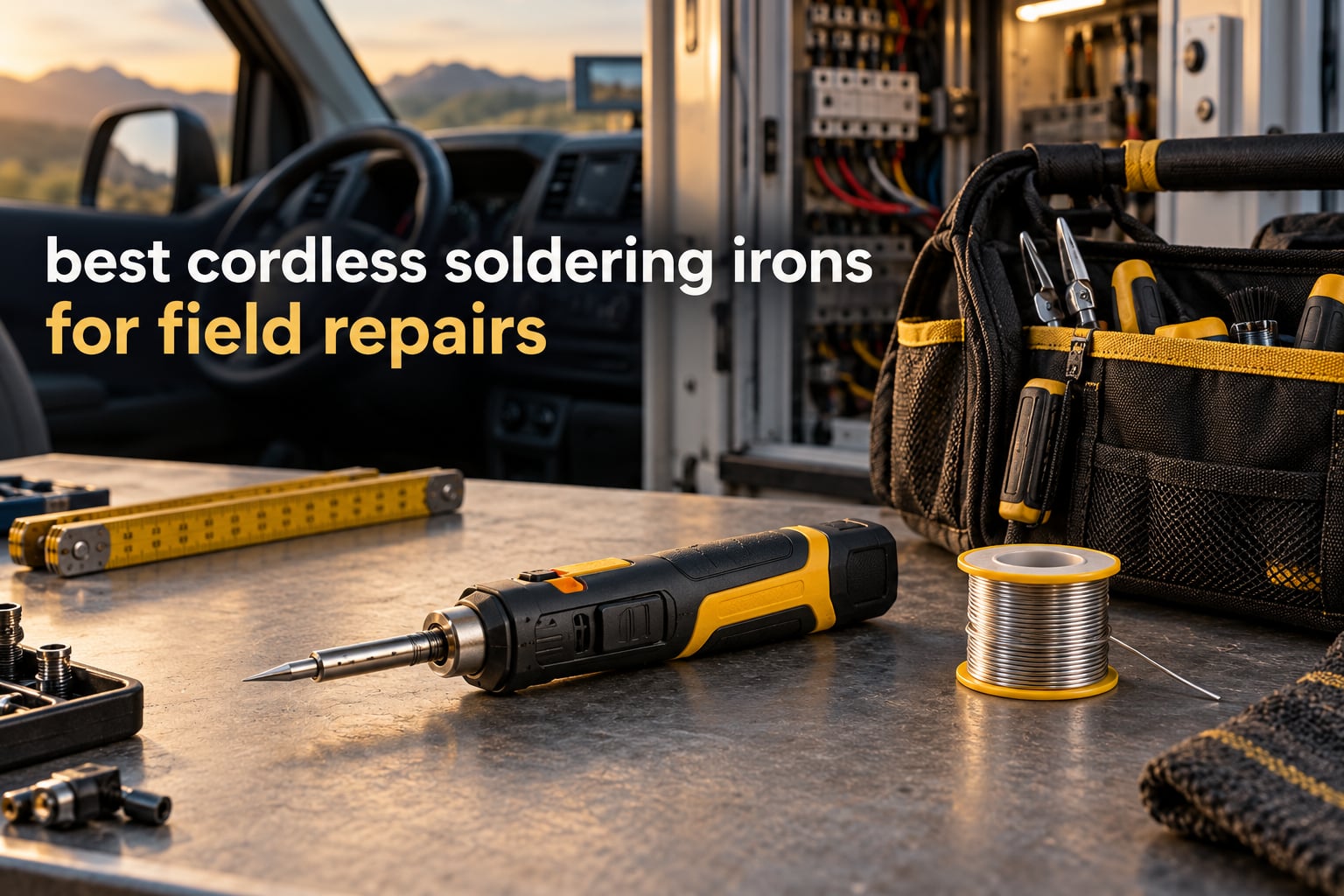 best cordless soldering irons for field repairs