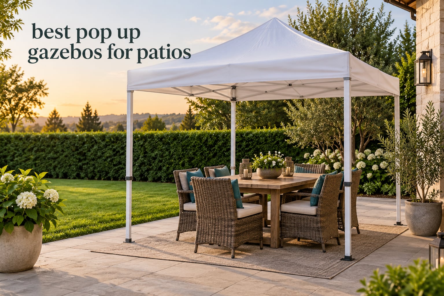 best pop up gazebos for patios