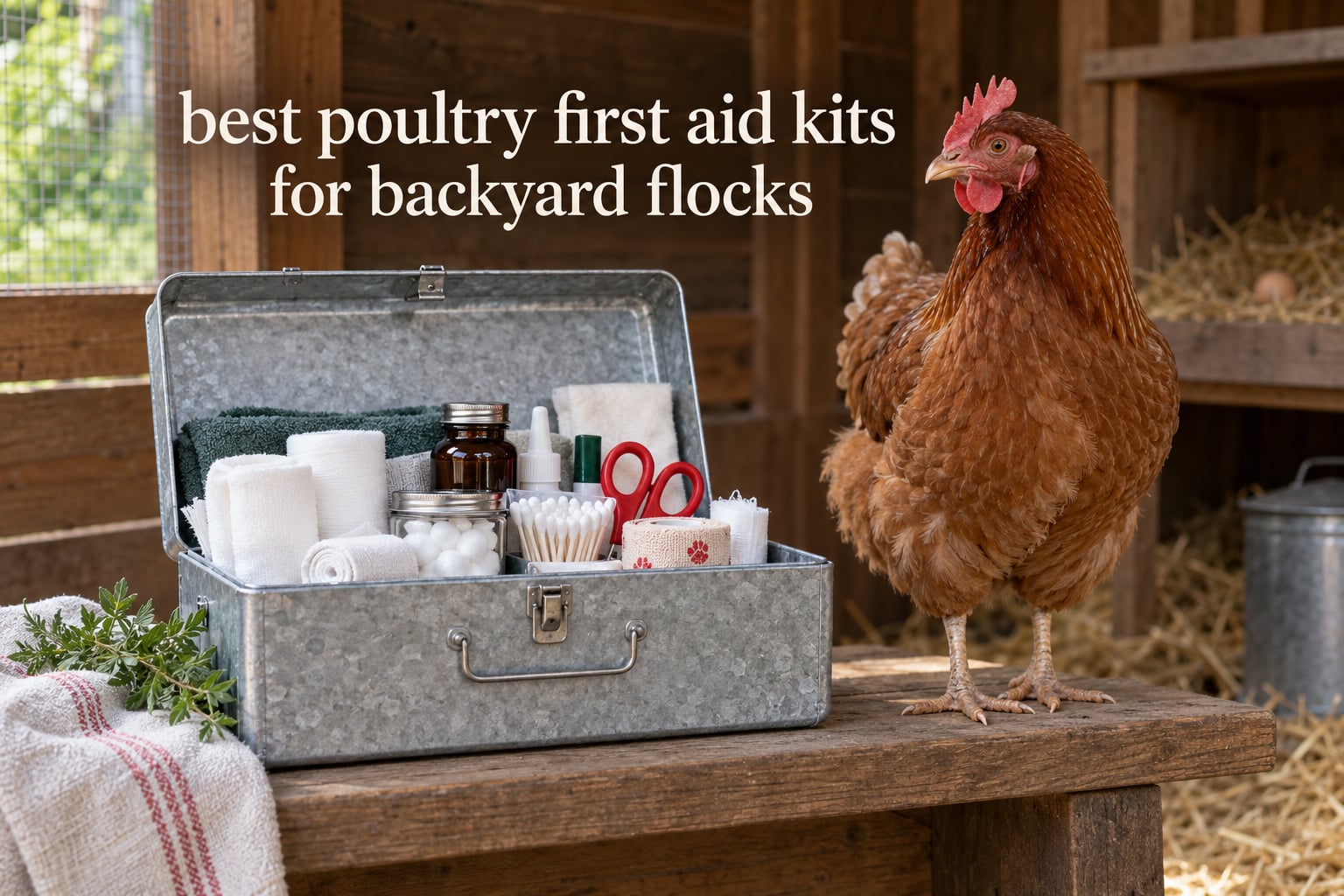 best poultry first aid kits for backyard flocks