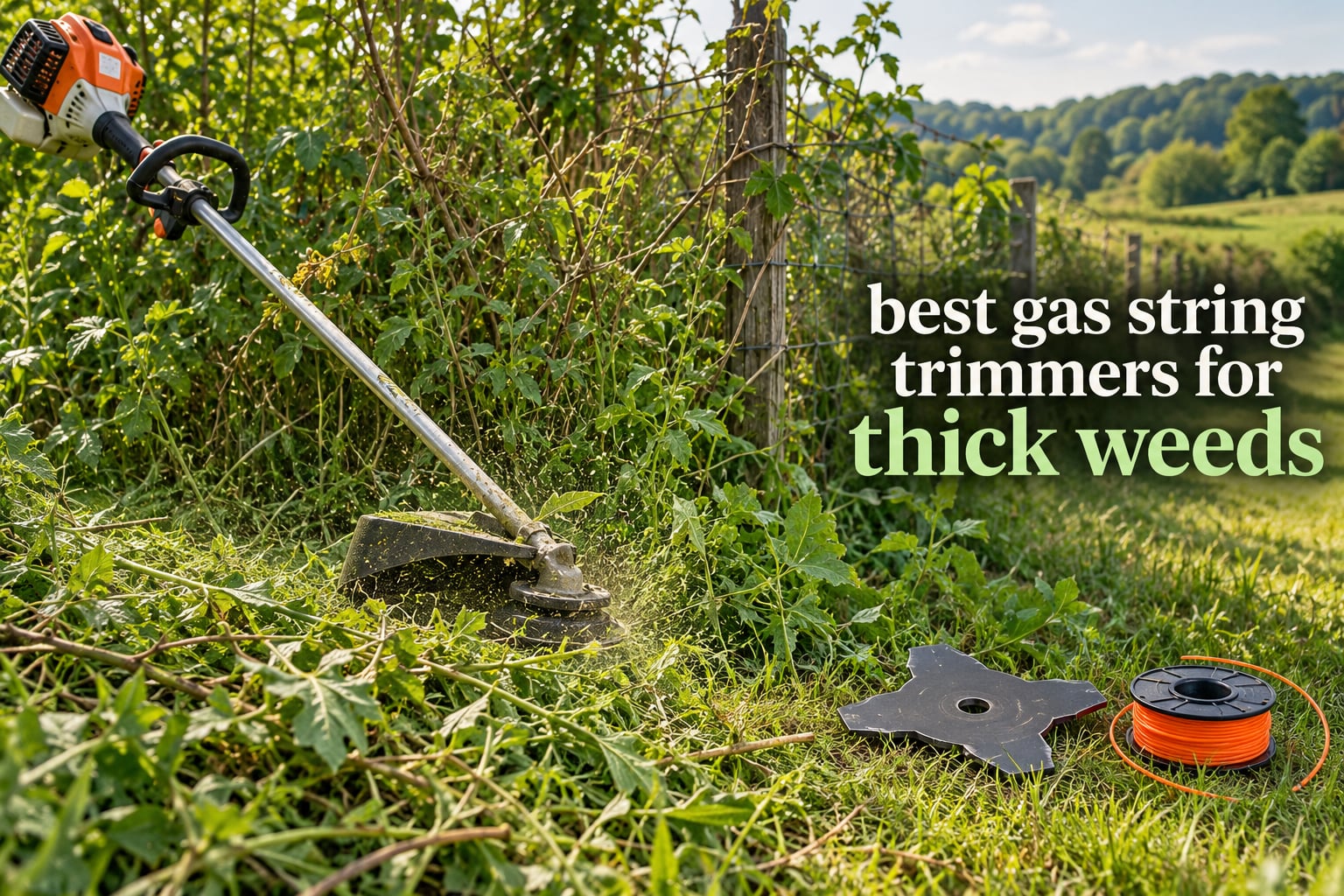 best gas string trimmers for thick weeds
