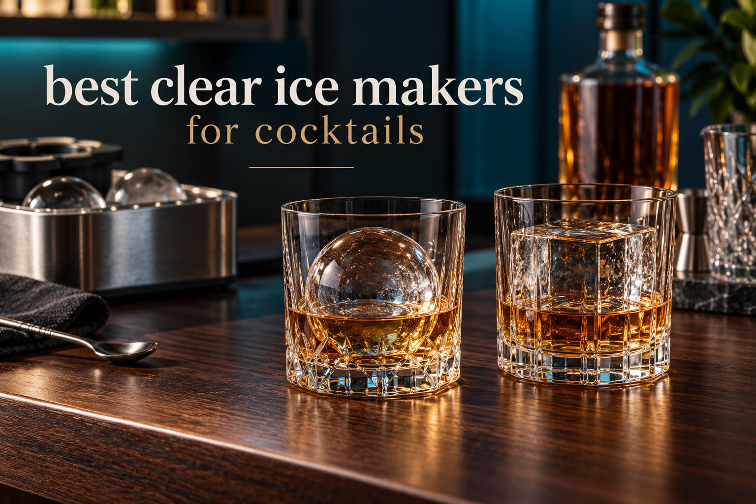 best clear ice makers for cocktails
