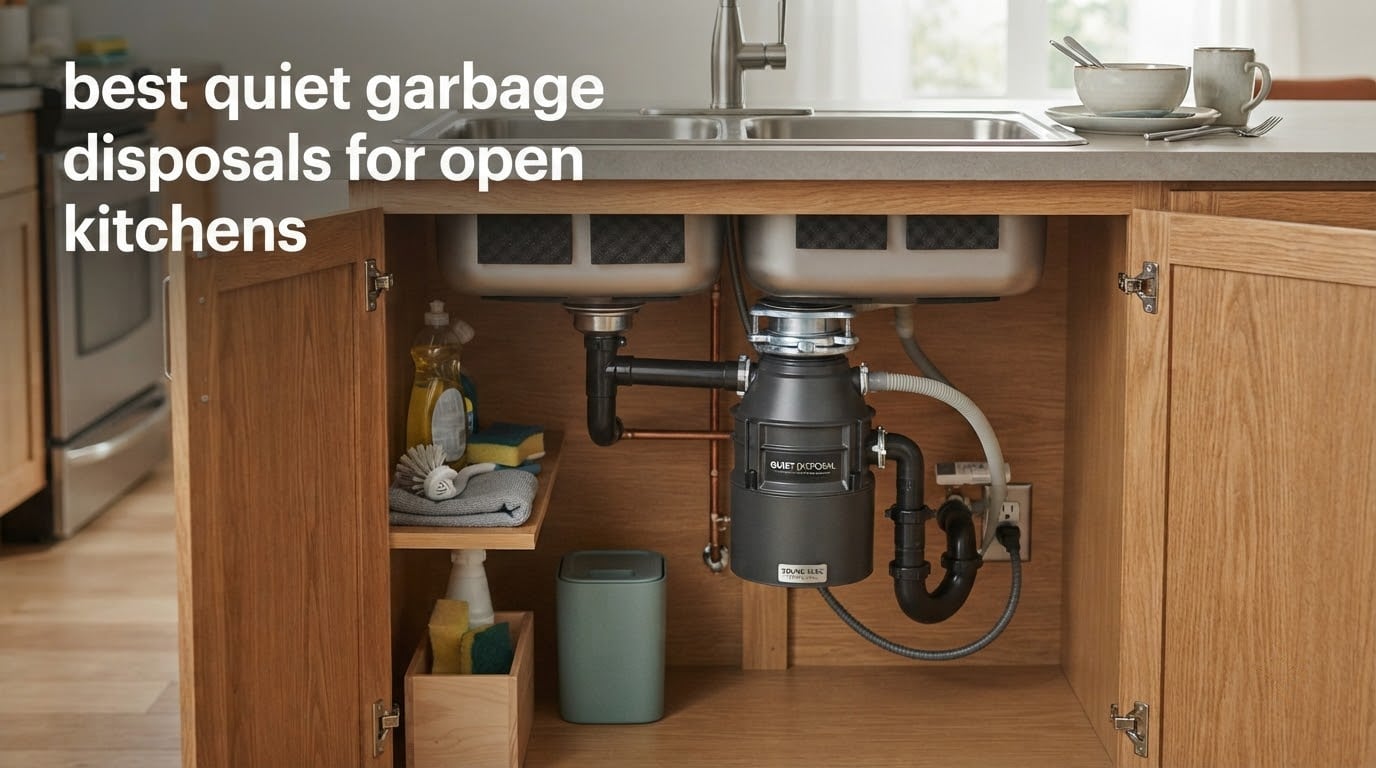 best quiet garbage disposals for open kitchens