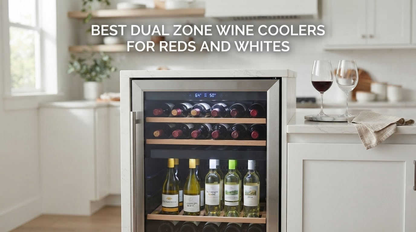best dual zone wine coolers for reds and whites