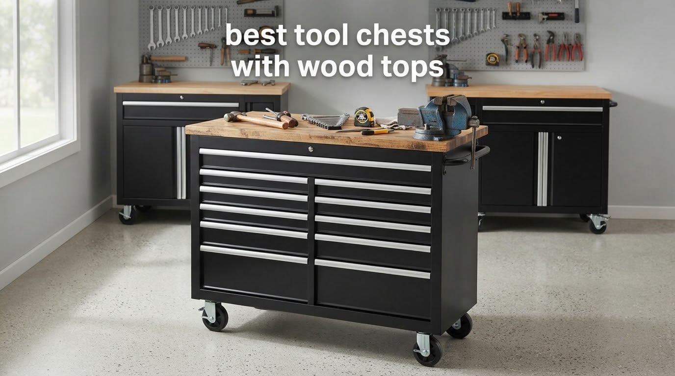 best tool chests with wood tops
