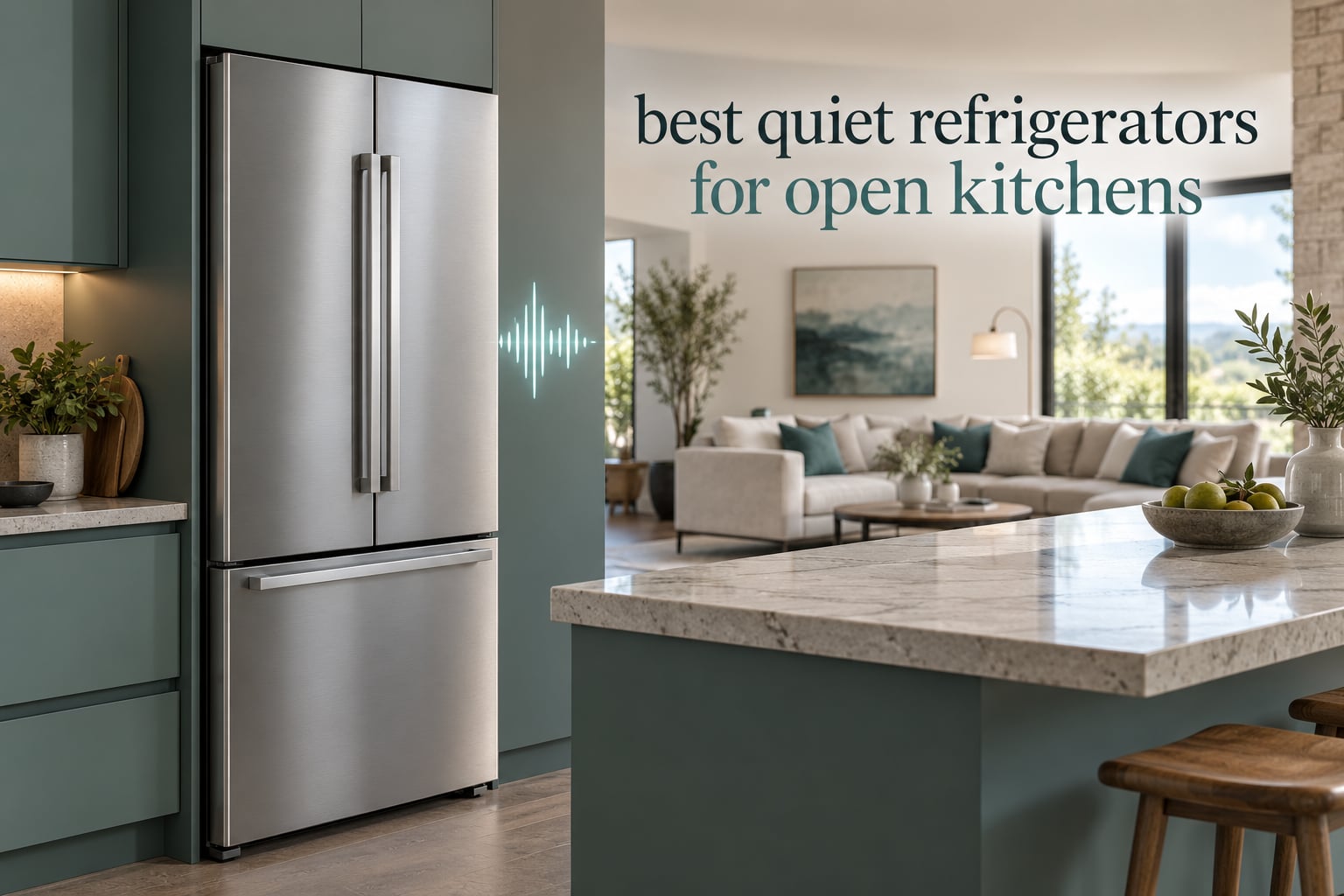 best quiet refrigerators for open kitchens