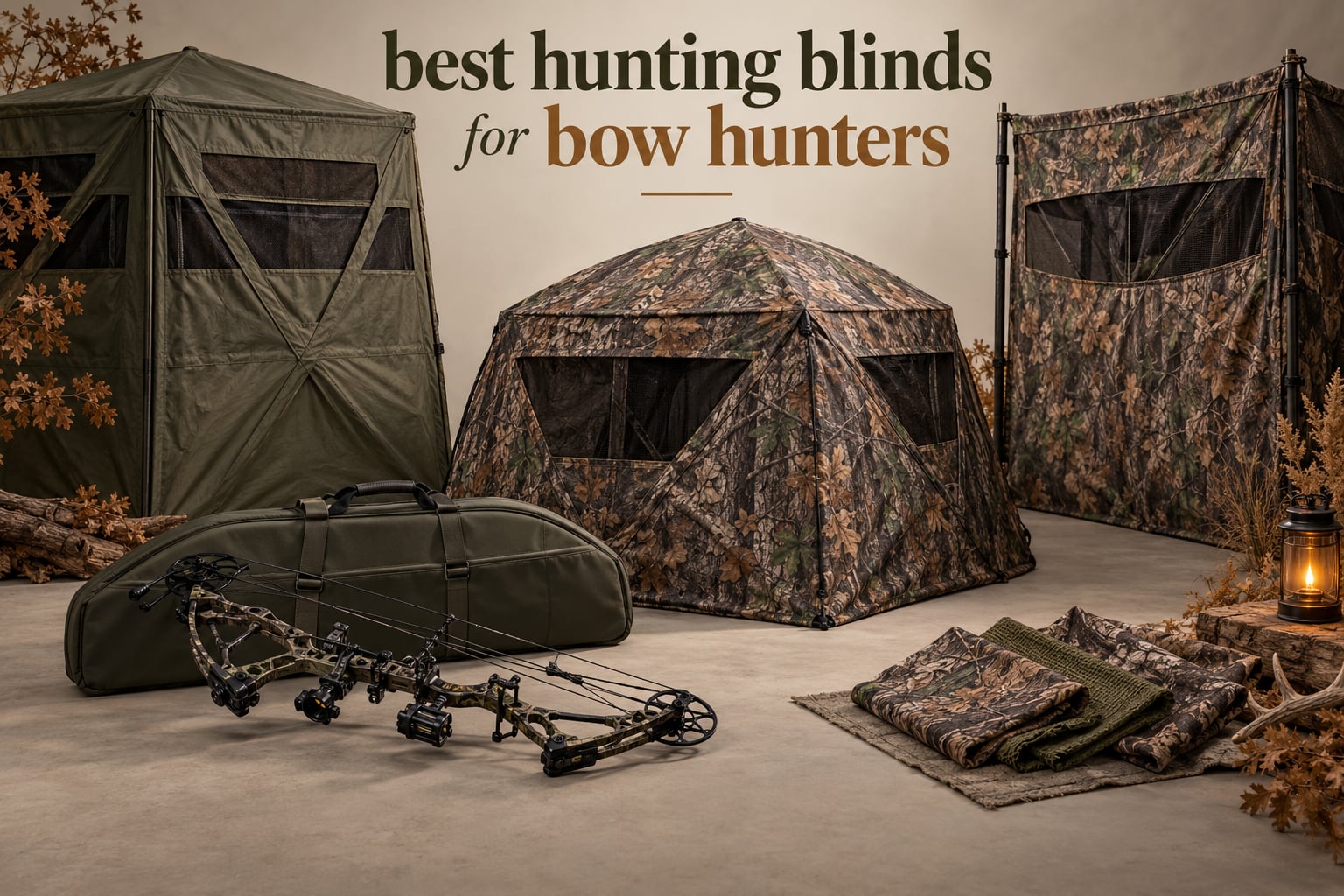 best hunting blinds for bow hunters