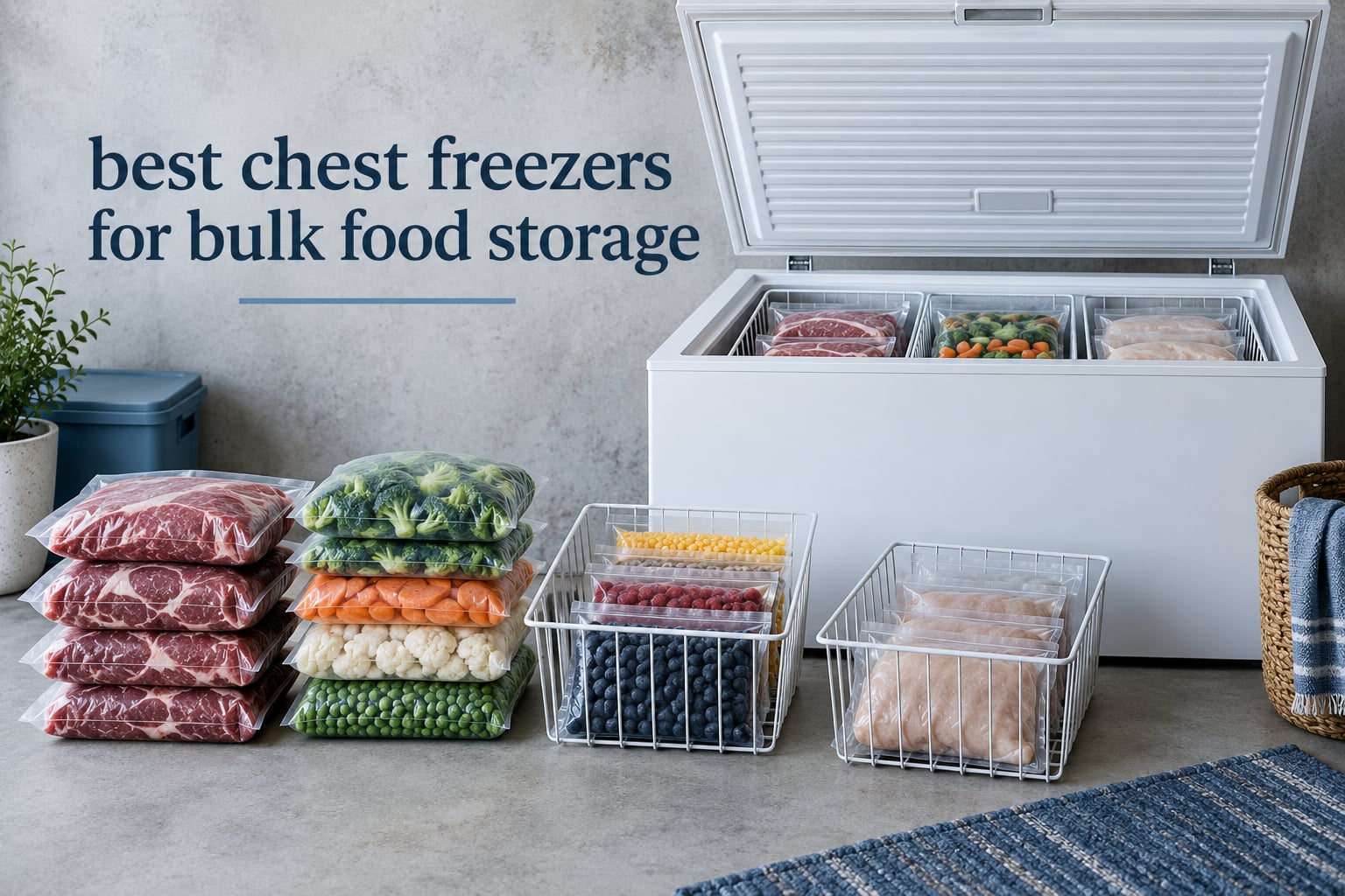 best chest freezers for bulk food storage