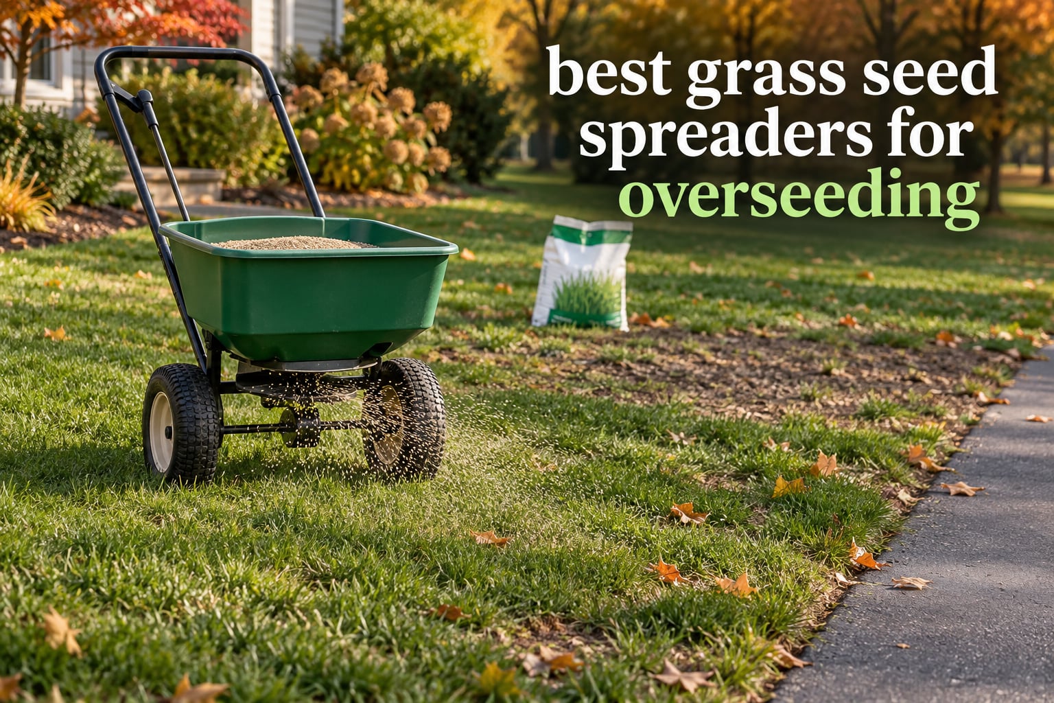 best grass seed spreaders for overseeding