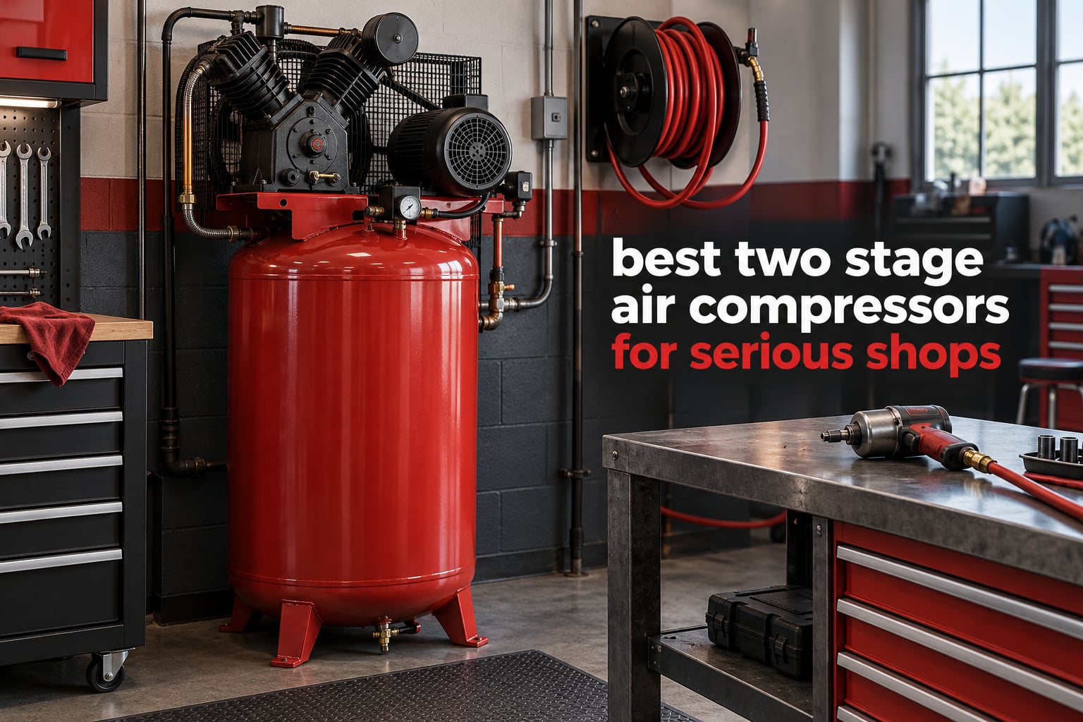 best two stage air compressors for serious shops