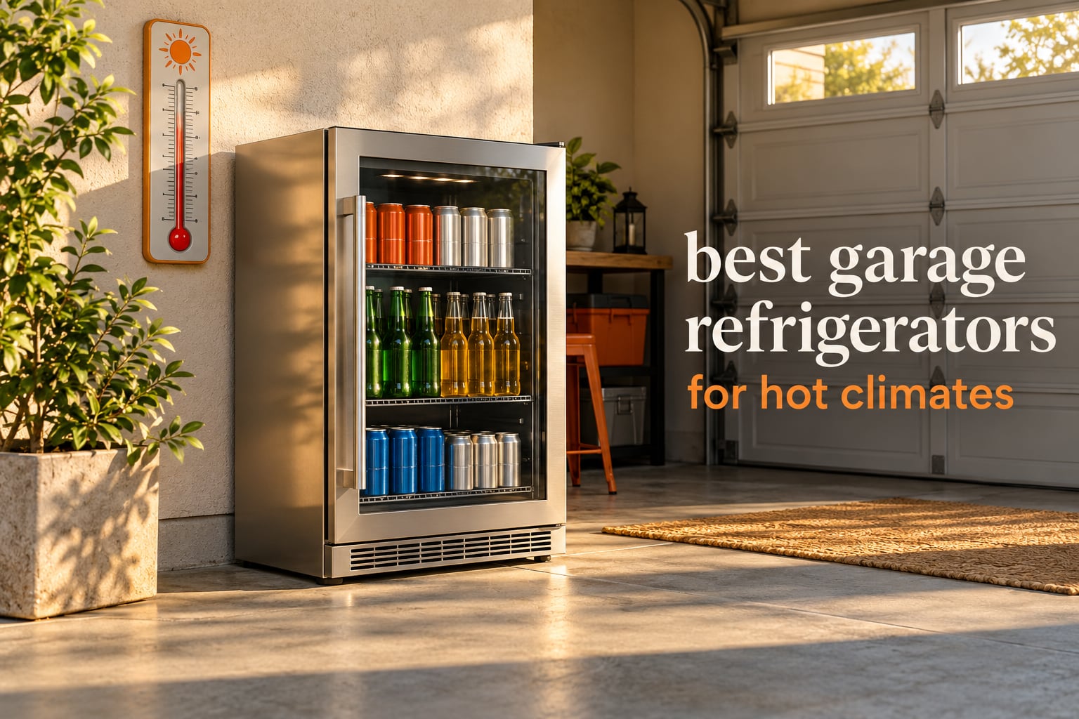 best garage refrigerators for hot climates