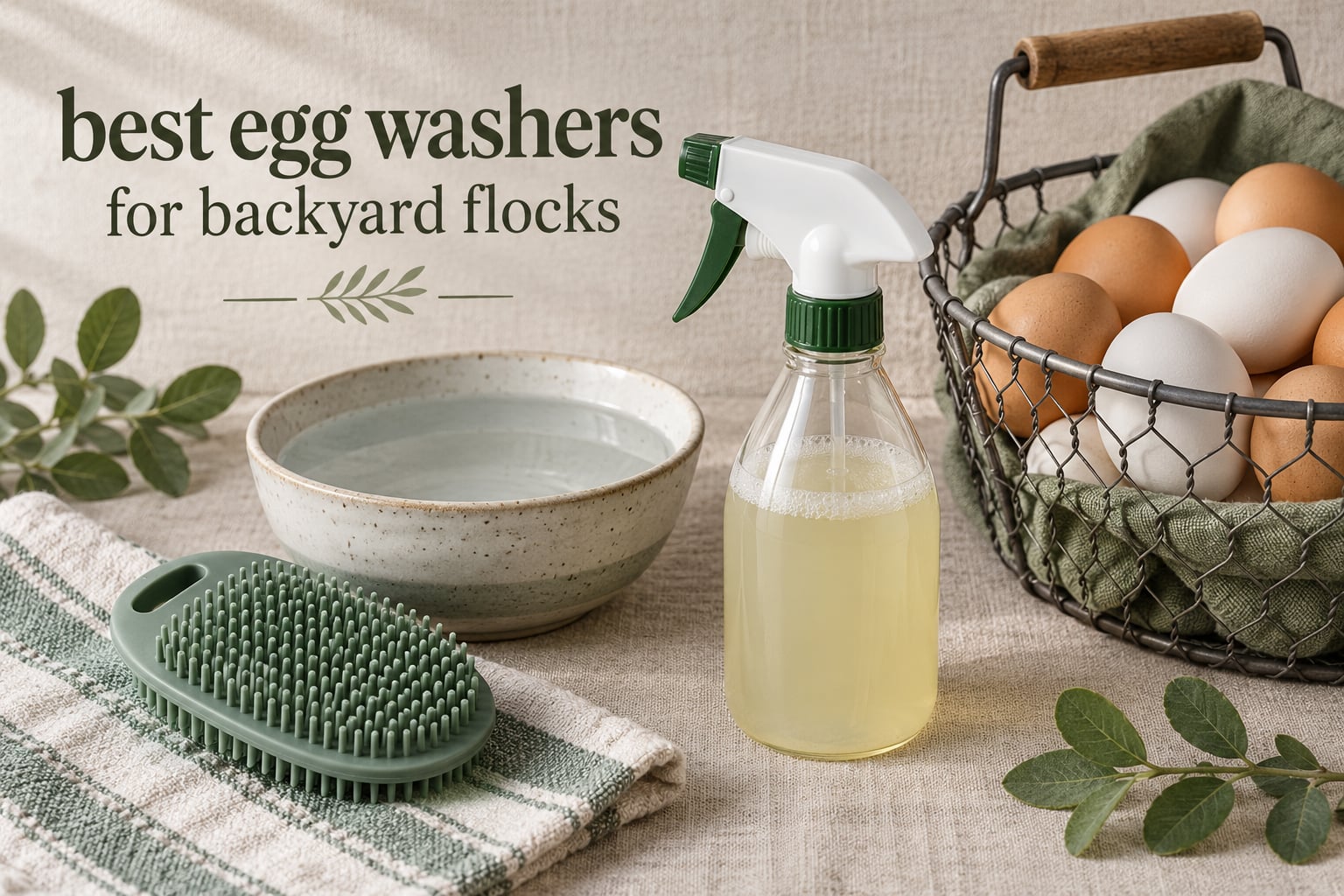 best egg washers for backyard flocks