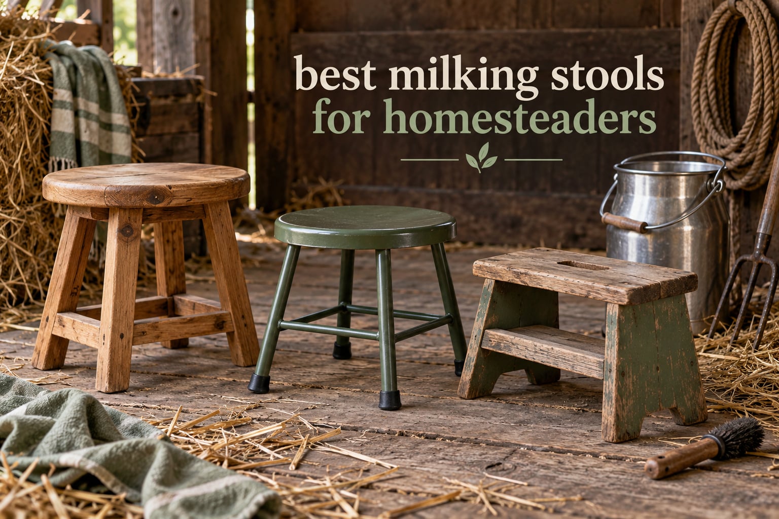 best milking stools for homesteaders