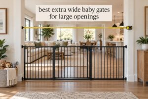 best extra wide baby gates for large openings