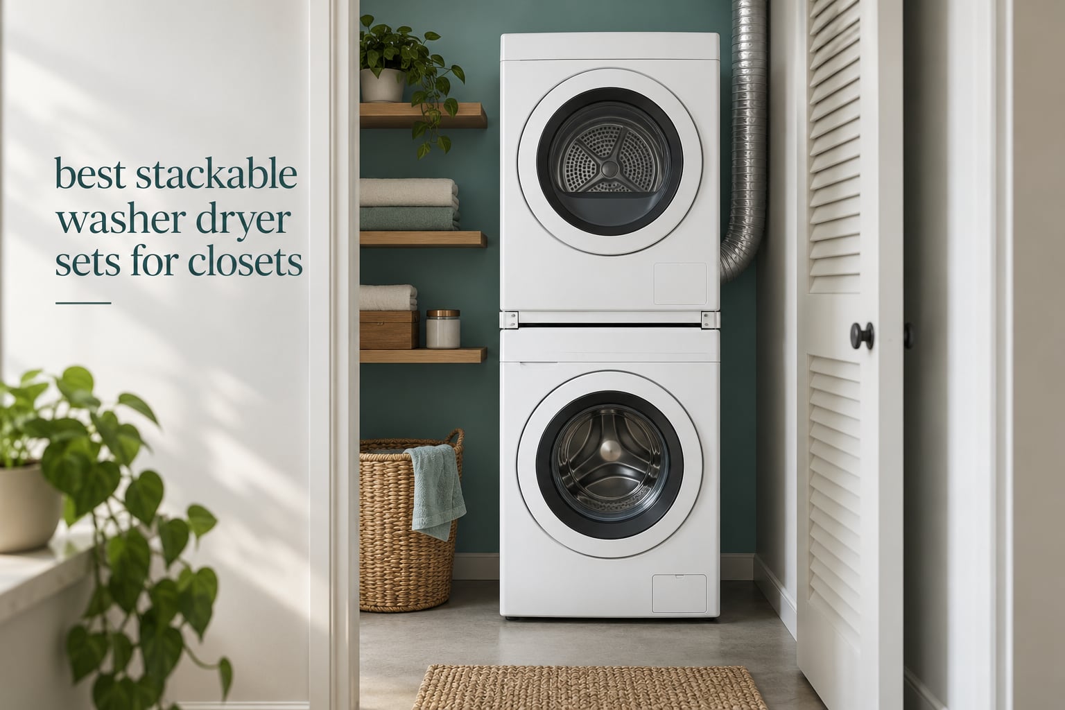 best stackable washer dryer sets for closets