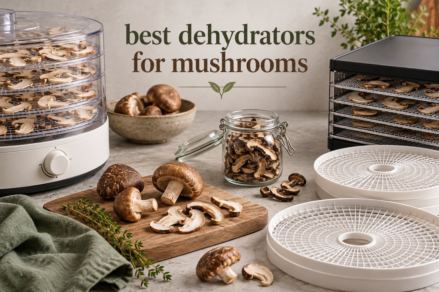 best dehydrators for mushrooms