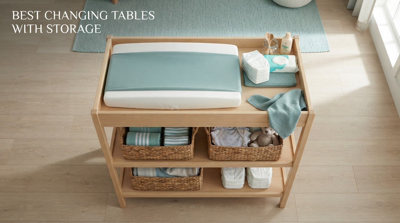 best changing tables with storage