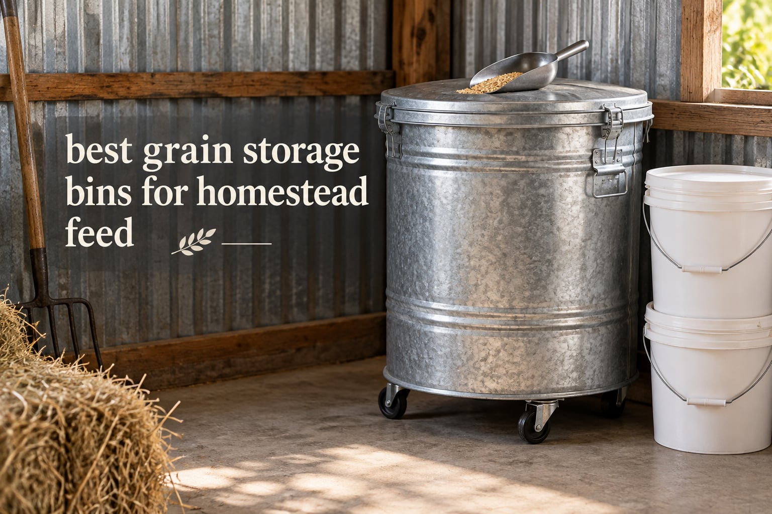 best grain storage bins for homestead feed