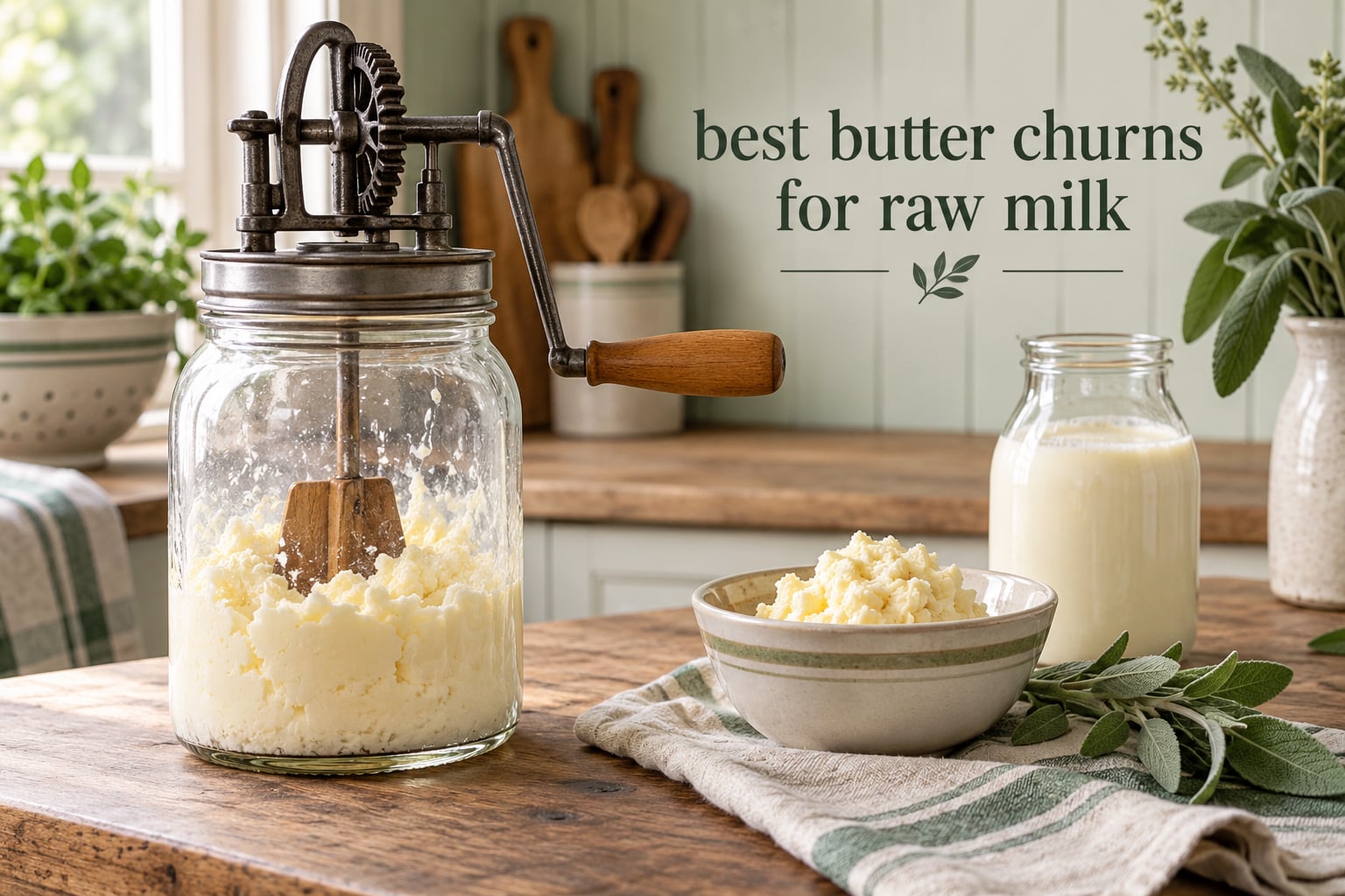 best butter churns for raw milk