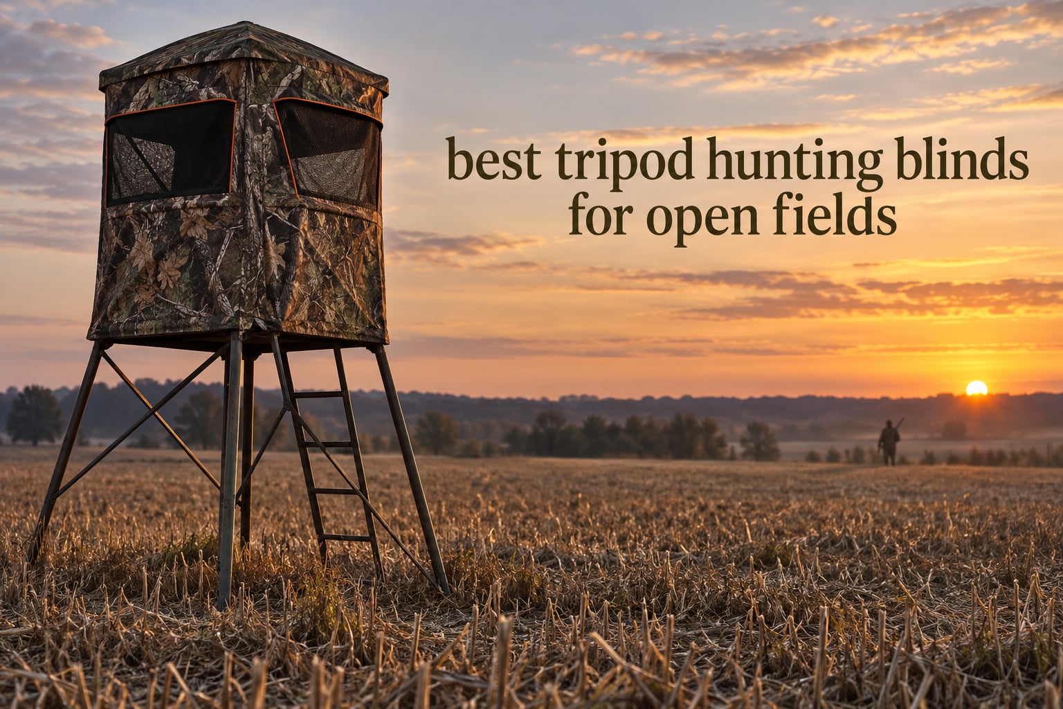 best tripod hunting blinds for open fields