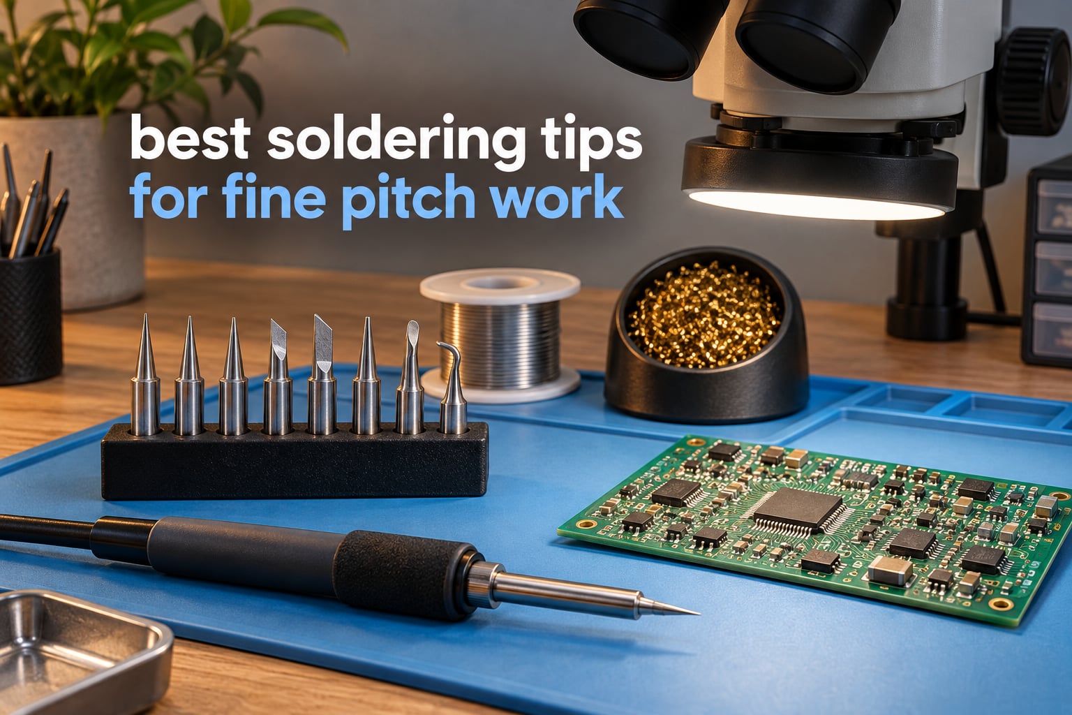 best soldering tips for fine pitch work