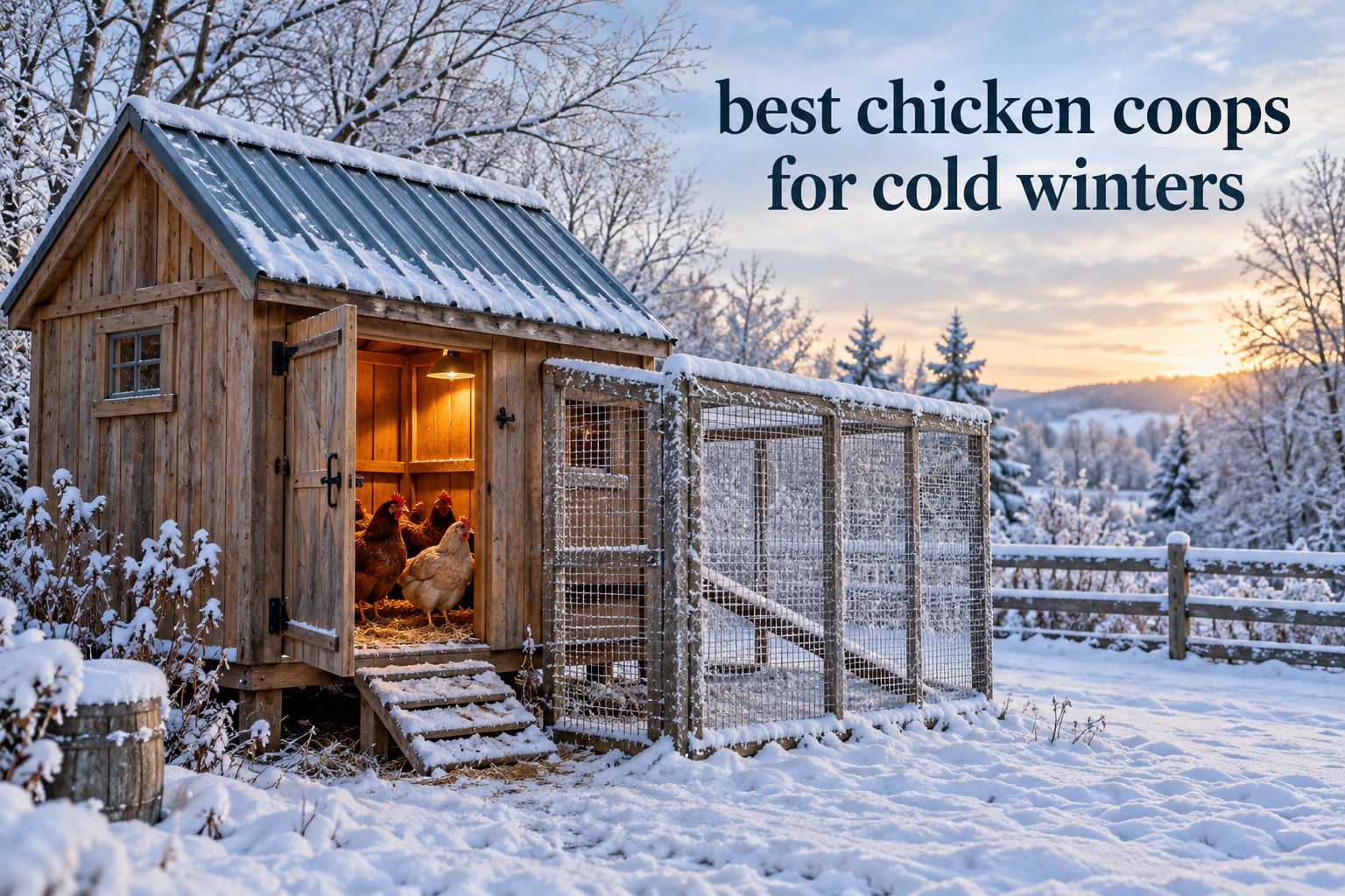 best chicken coops for cold winters