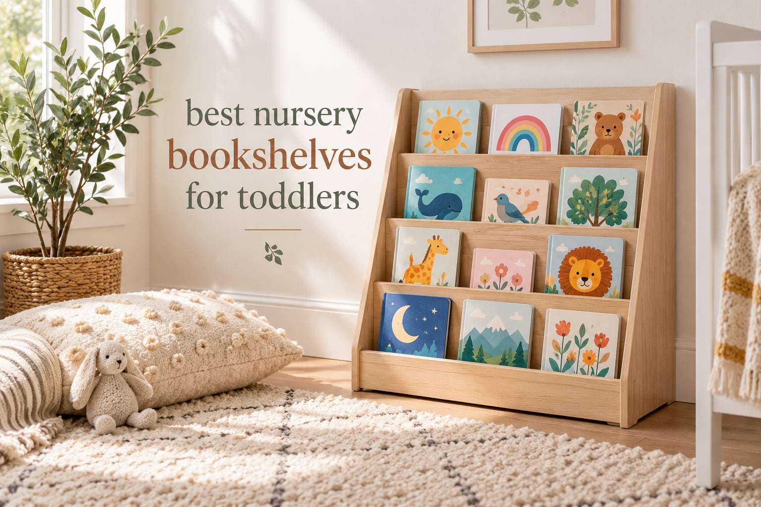 best nursery bookshelves for toddlers