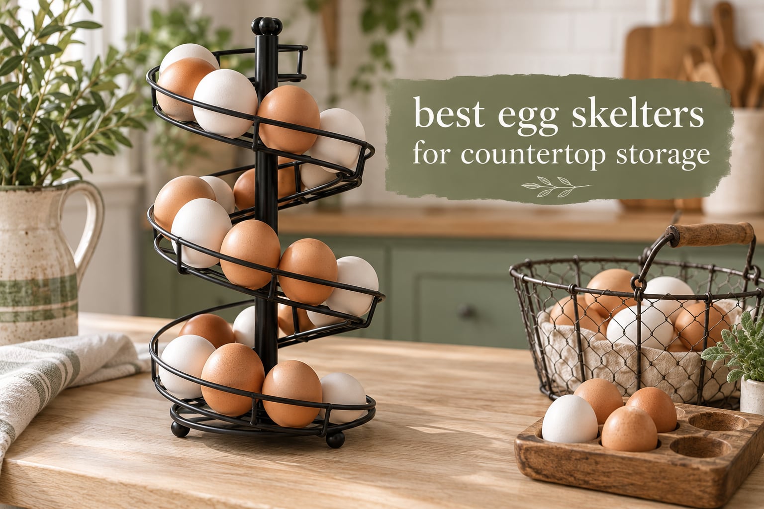 best egg skelters for countertop storage