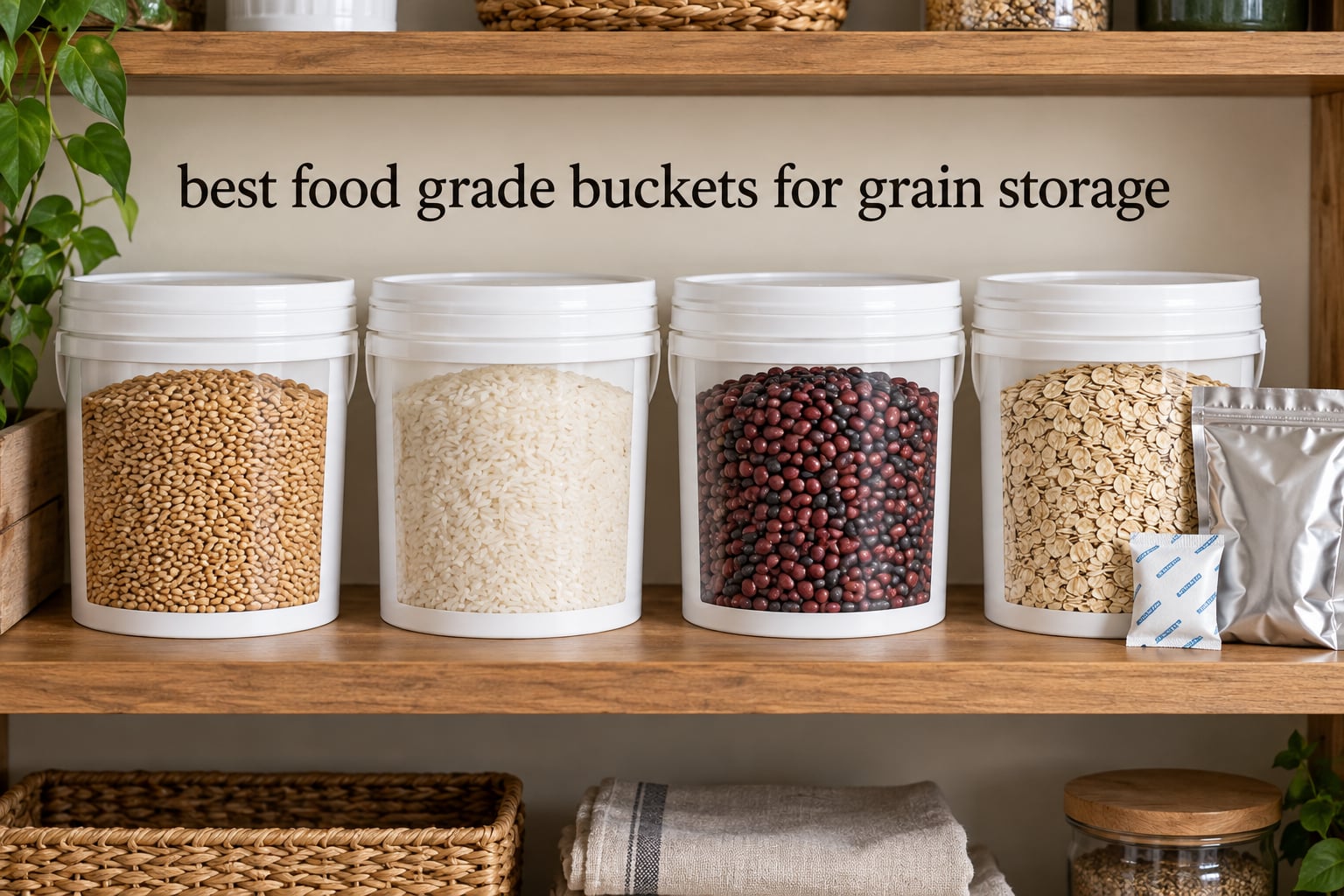 best food grade buckets for grain storage
