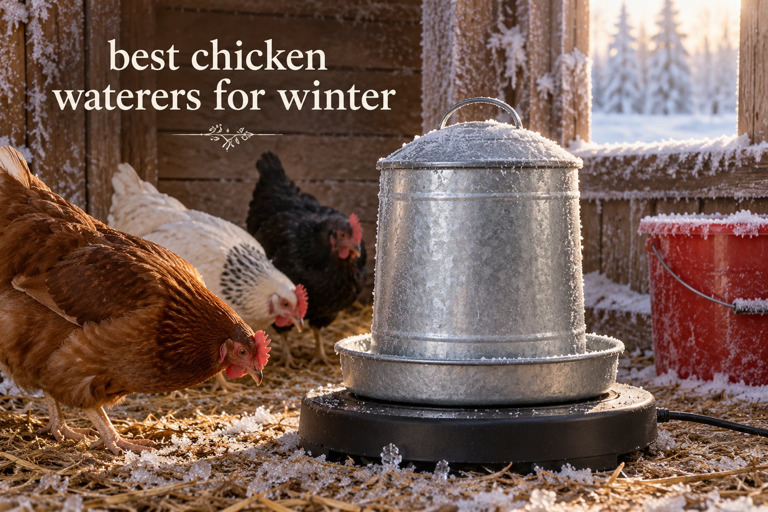 best chicken waterers for winter