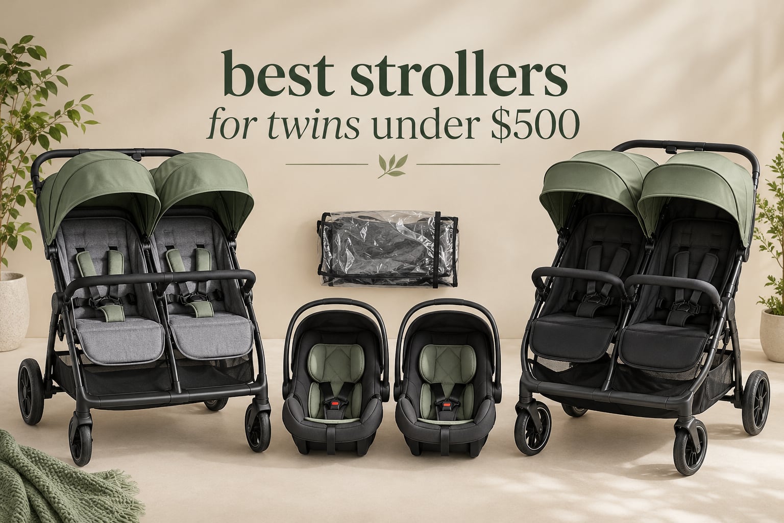 best strollers for twins under $500