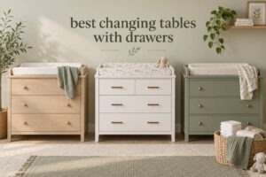 best changing tables with drawers