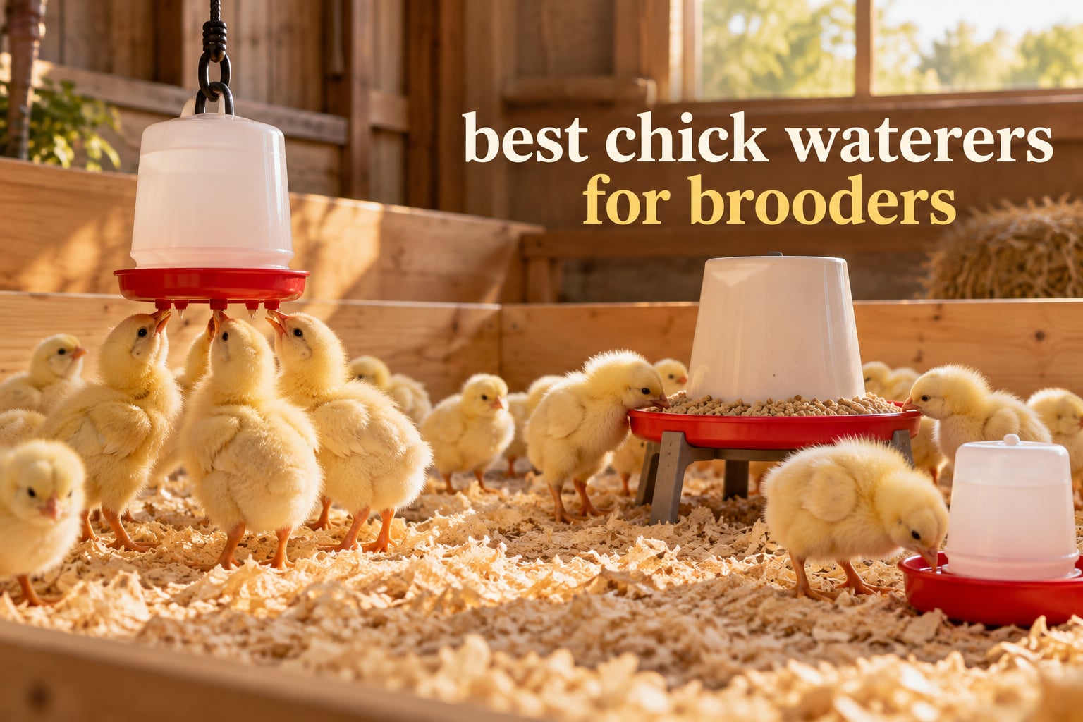 best chick waterers for brooders