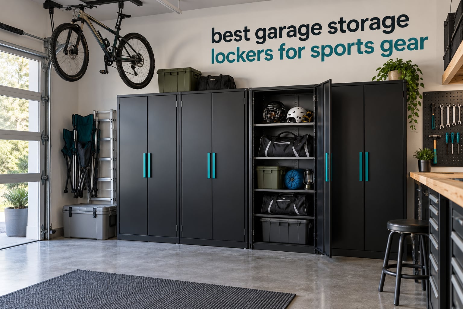 best garage storage lockers for sports gear