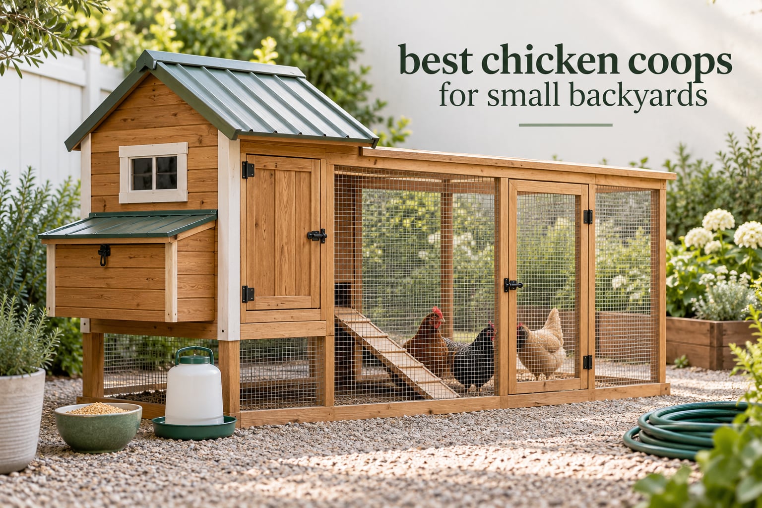 best chicken coops for small backyards