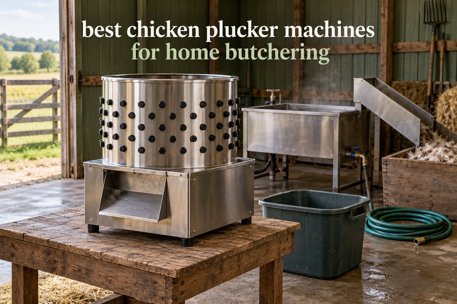 best chicken plucker machines for home butchering