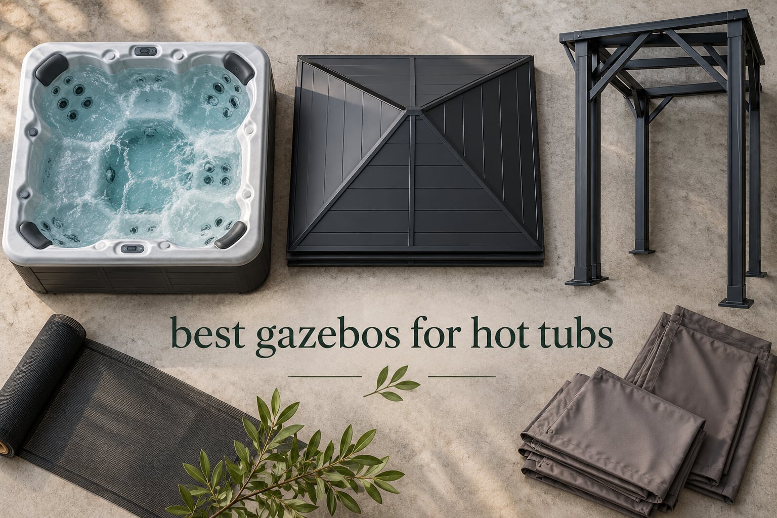 best gazebos for hot tubs