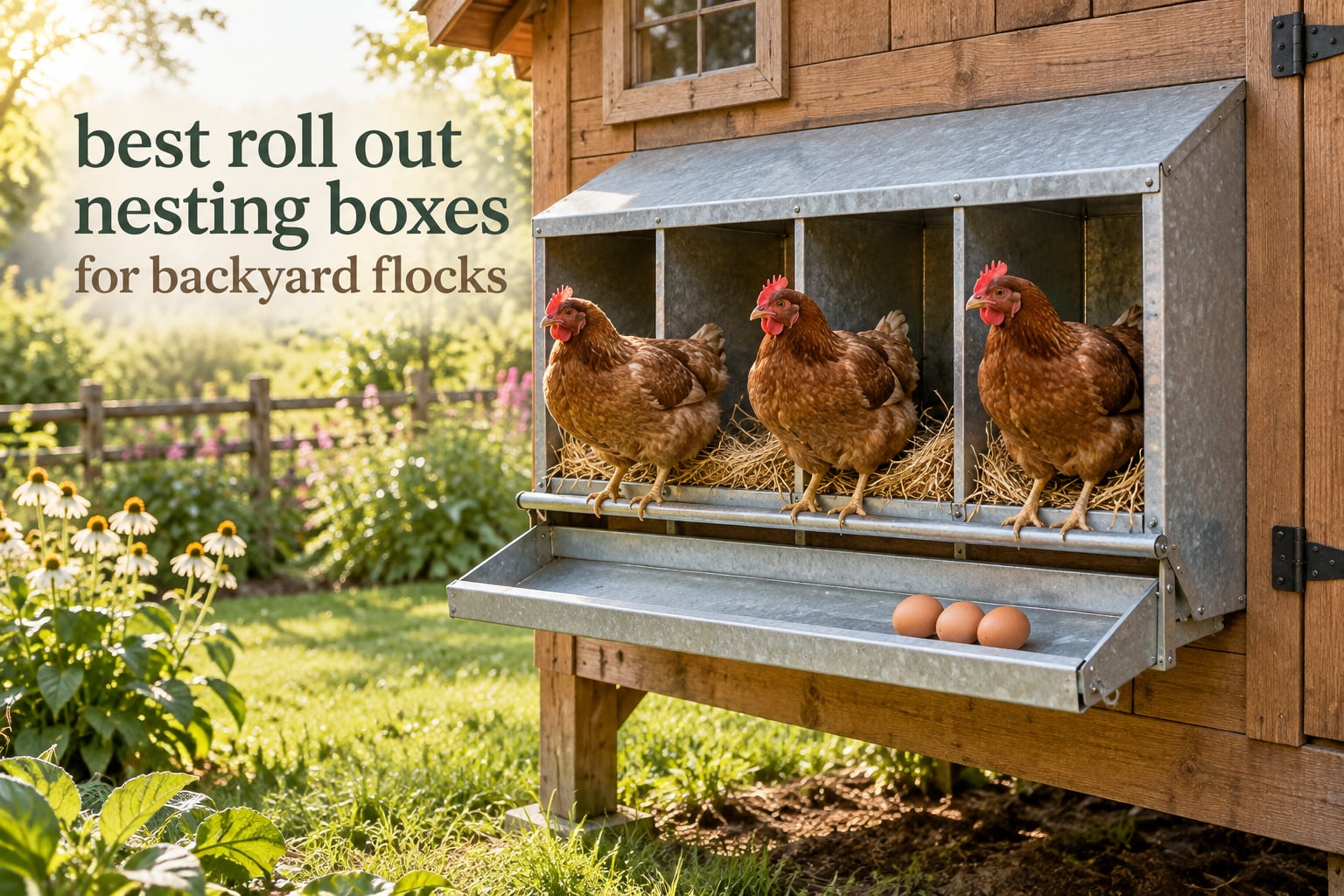 best roll out nesting boxes for backyard flocks