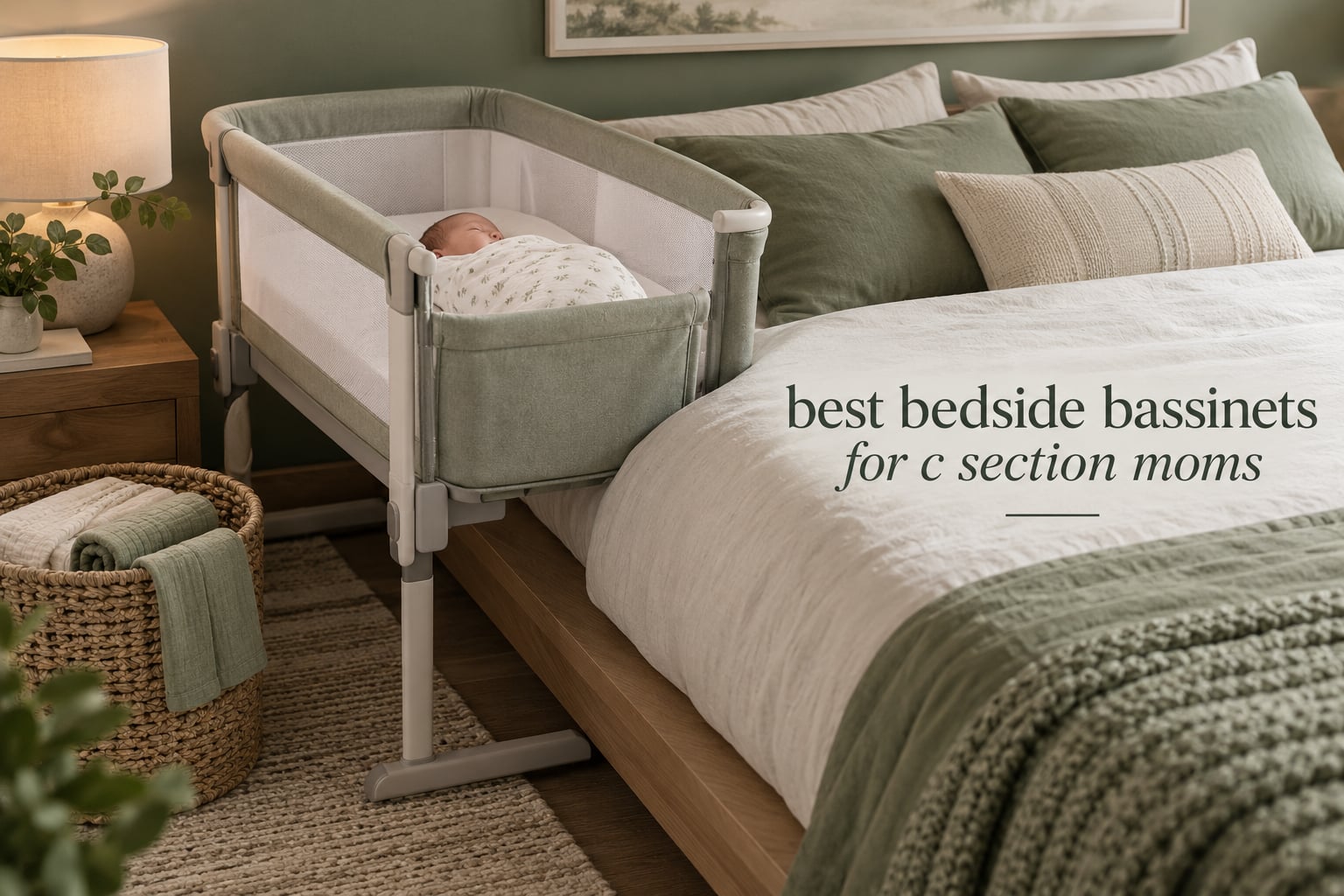 best bedside bassinets for c section moms